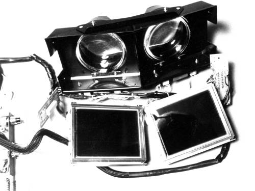 The Cyberface2 LCDs and Lenses